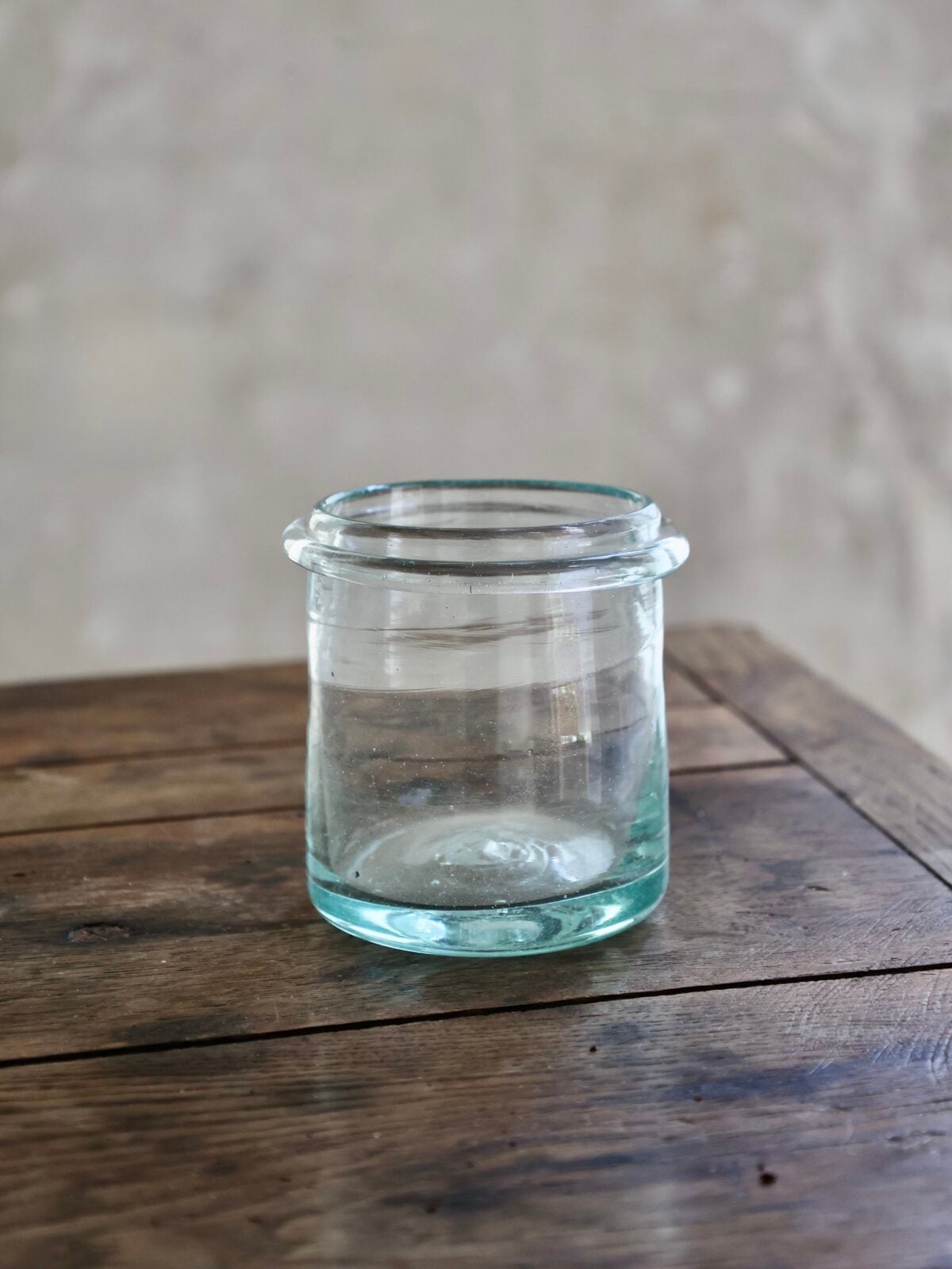 Fait main en verre recyclé