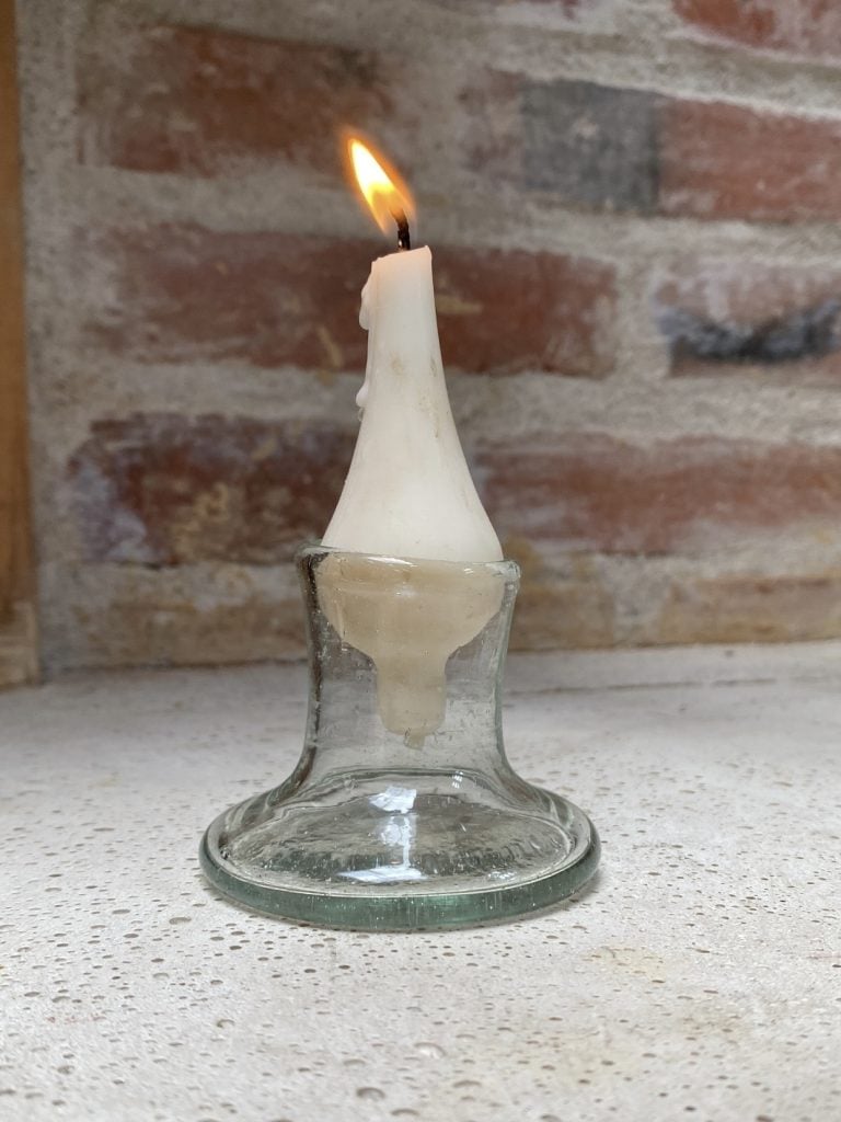 fait main en verre recyclé