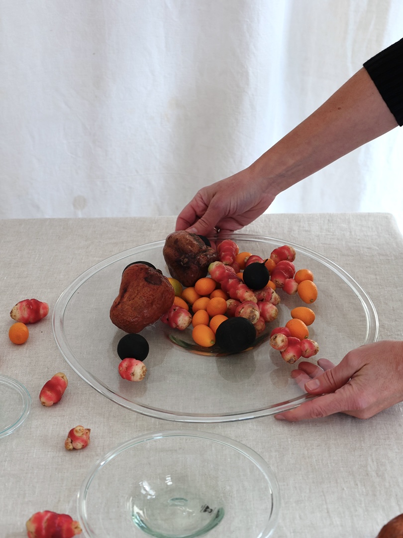 la-soufflerie-assiette-35-transparent-mouth-blown-recycled-glass
