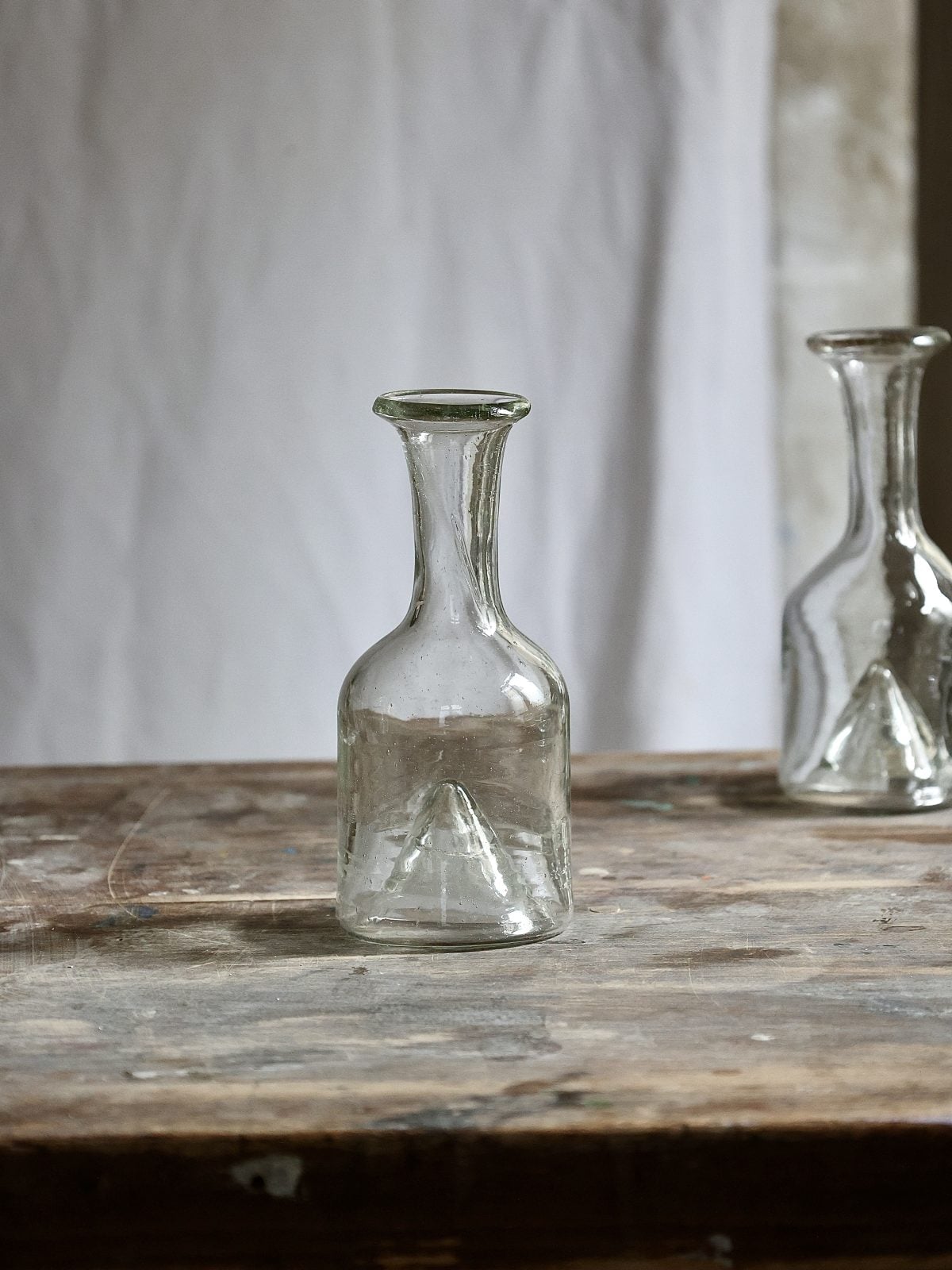 Verre recyclé soufflé à la bouche