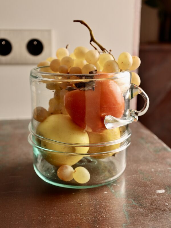 Handmade glass container