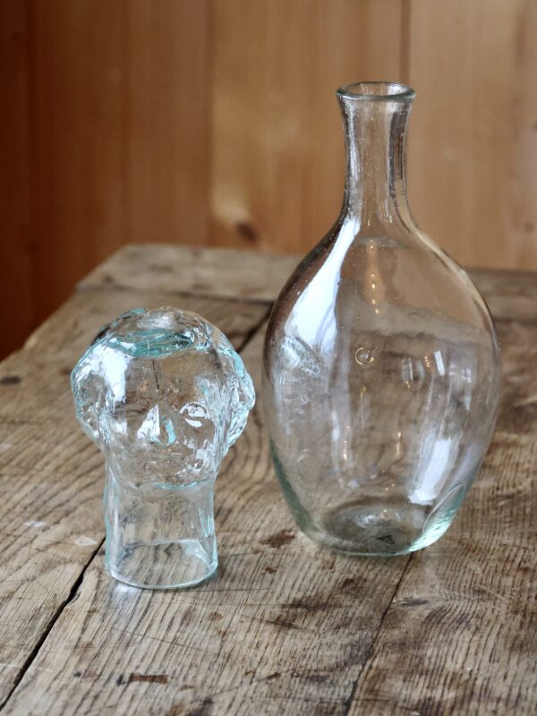 la-soufflerie-rotonda-transparent-carafe-mouth-blown-recycled-glass