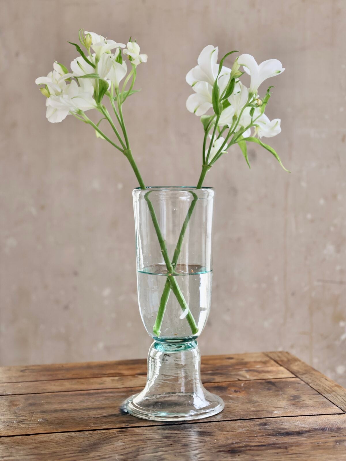 Fait main en verre recyclé