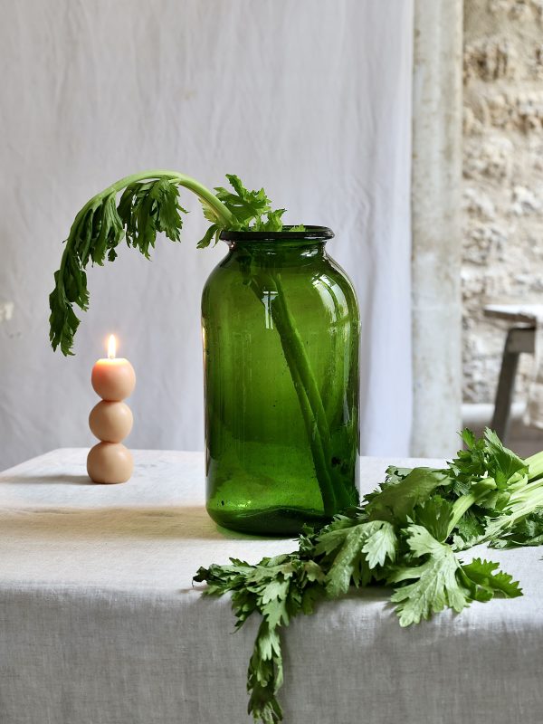 la-soufflerie-pharmacy-grand-olive-large-container-jar-vase-mouth-blown-recycled-glass