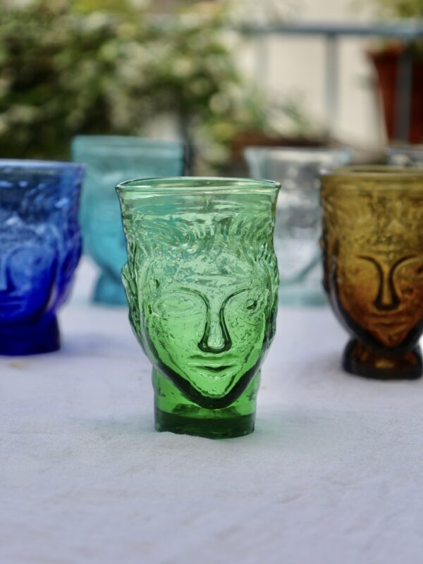 la-soufflerie-verre-tete-green-face-shaped-drinking-glass-mouth-blown-recycled-glass