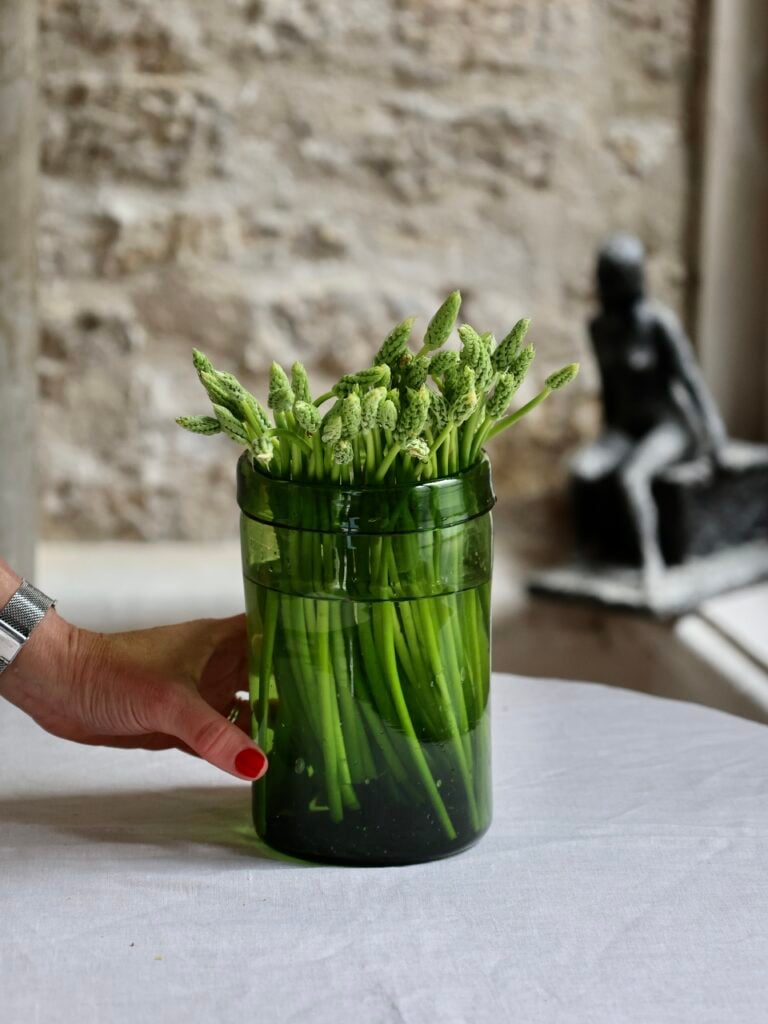 Fait à la main en verre recyclé