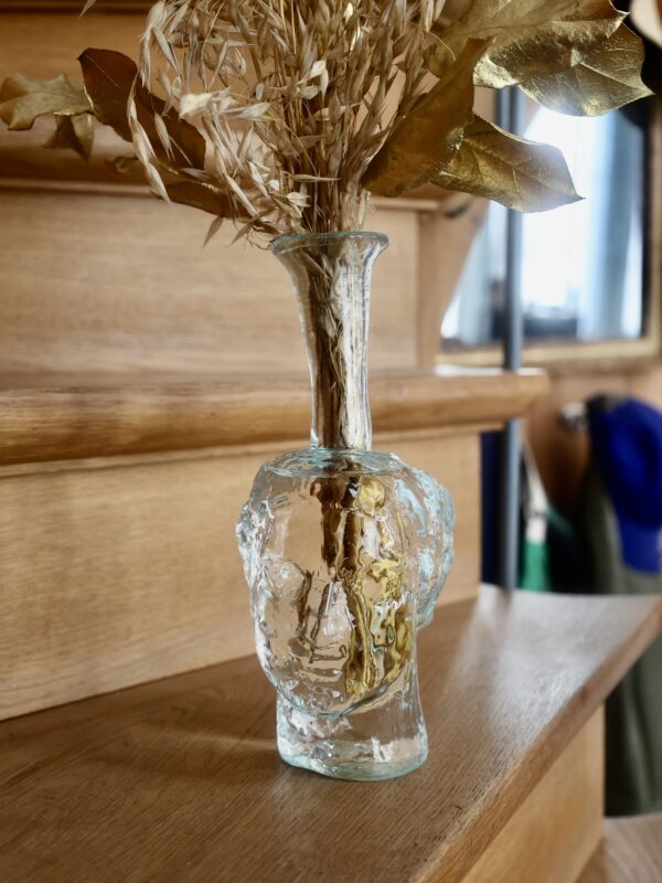 la-soufflerie-roma-transparent-face-vase-carafe-mouth-blown-recycled-glass