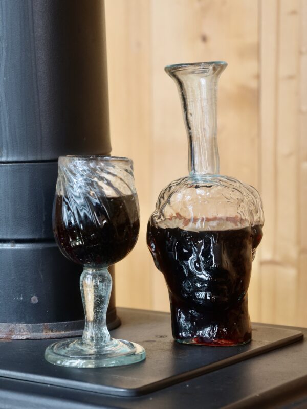 la-soufflerie-roma-transparent-face-vase-carafe-mouth-blown-recycled-glass