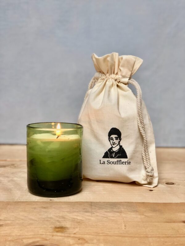 Murano Moyen Bougie Olive