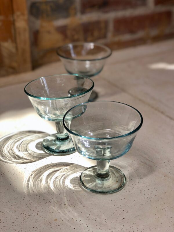 la-soufflerie-coppa-transparent-mouth-blown-recycled-glass