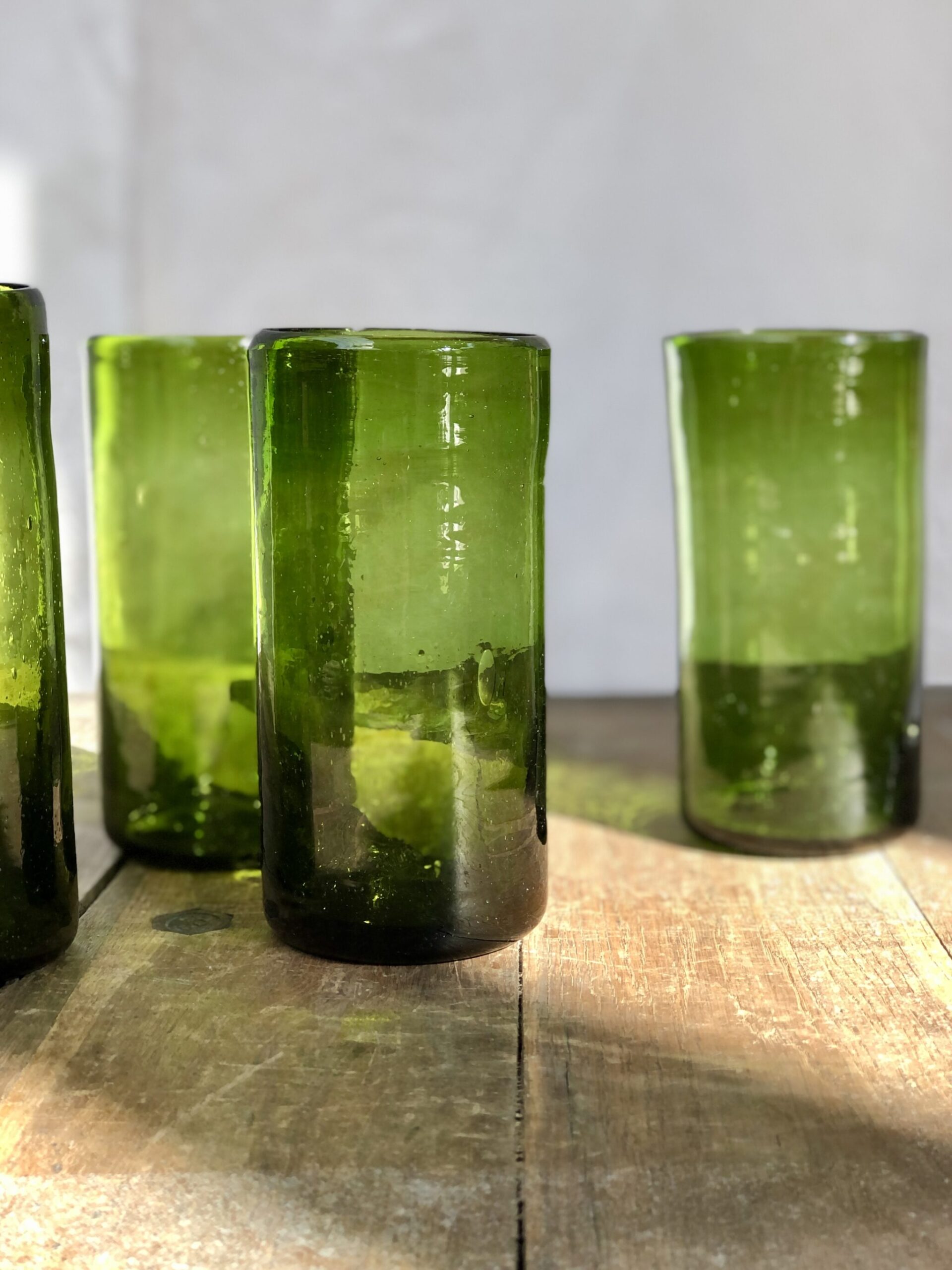 la-soufflerie-ice-tea-olive-drinking-glass-mouth-blown-recycled-glass