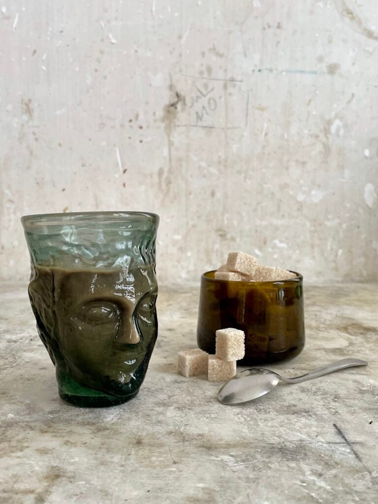 Fait à la main en verre recyclé