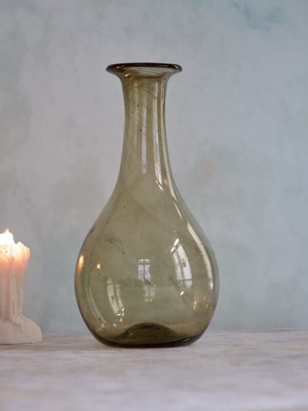 la-soufflerie-bistrot-long-fume-drinkware-carafe-pitcher-decanter-mouth-blown-recycled-glass