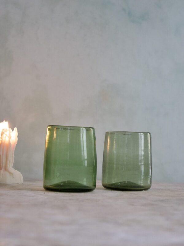 la-soufflerie-rodi-glass-small-vert-fume-mouth-blown-recycled-glass