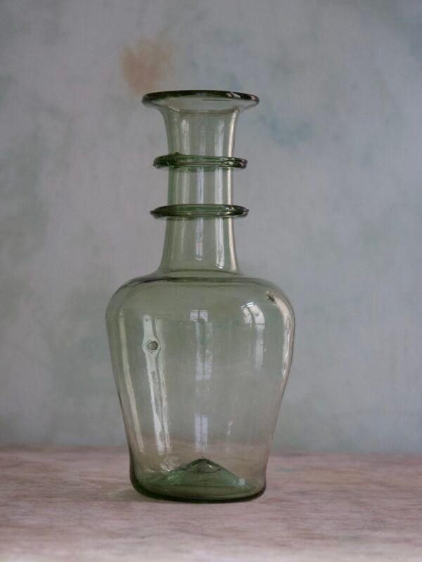 la-soufflerie-bourbe-petite-vert-fume-mouth-blown-recycled-glass