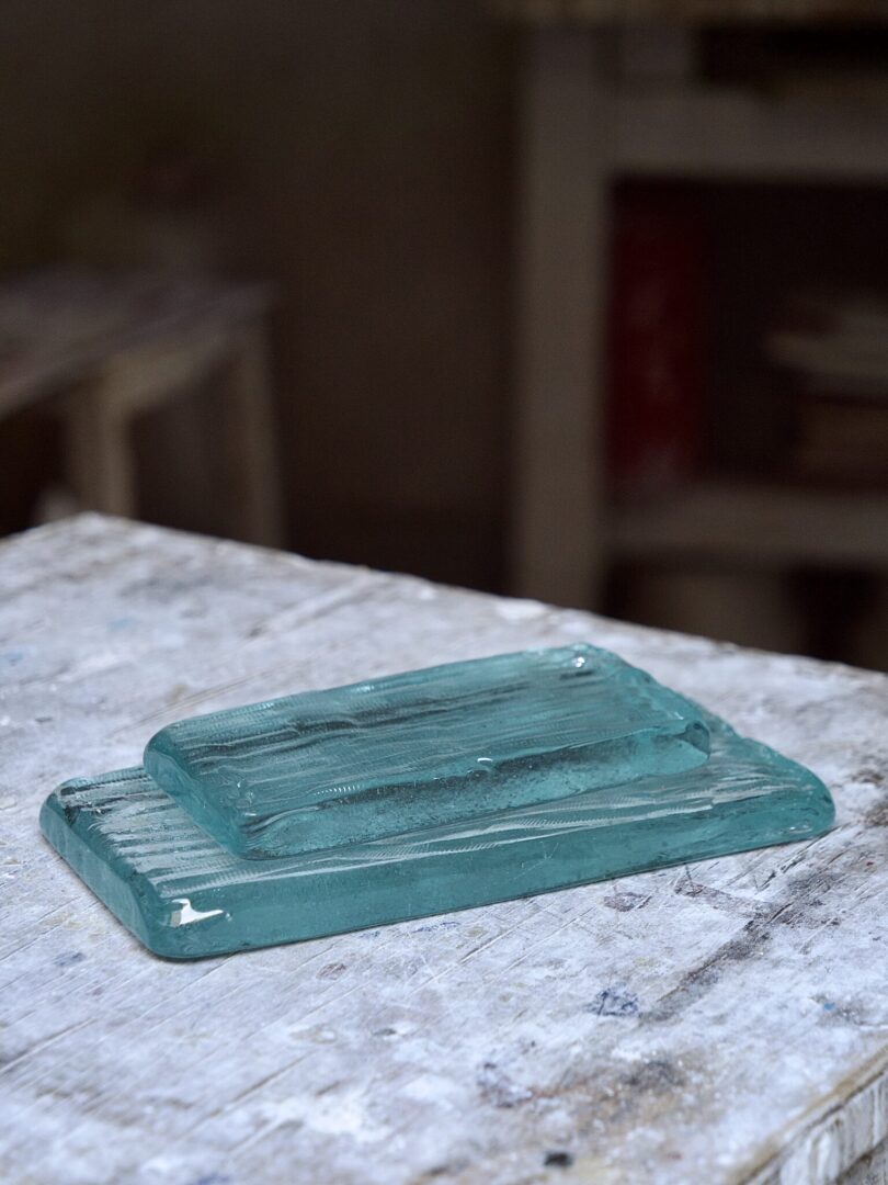 la-soufflerie-burriera-linea-piccola-transparent-mouth-blown-recycled-glass