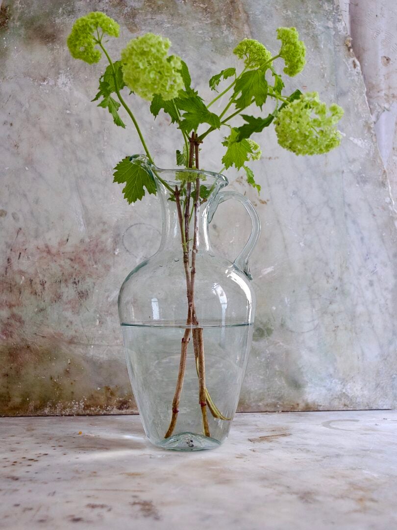 la-soufflerie-cruche-transparent-mouth-blown-recycled-glass