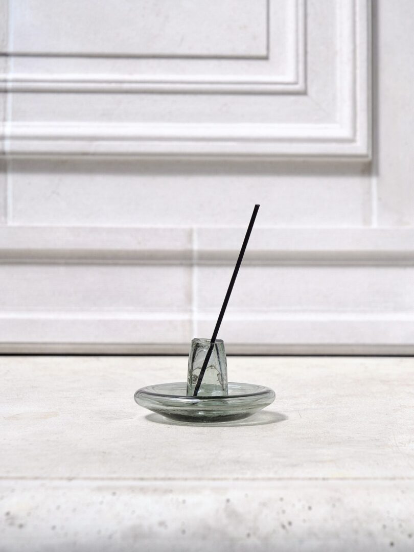 la-soufflerie-incense-holder-smoky-mouth-blown-recycled-glass