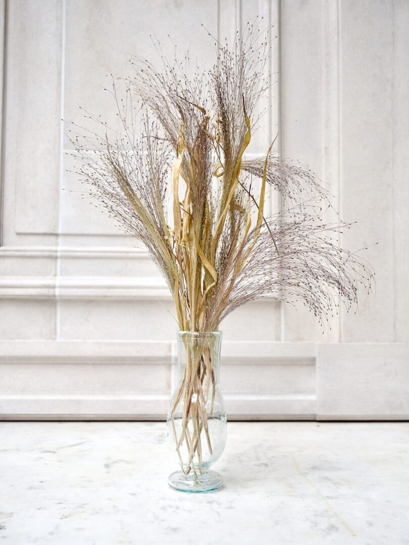 la-soufferie-guillon-large-transparent-bud-vase-mouth-blown-recycled-glass