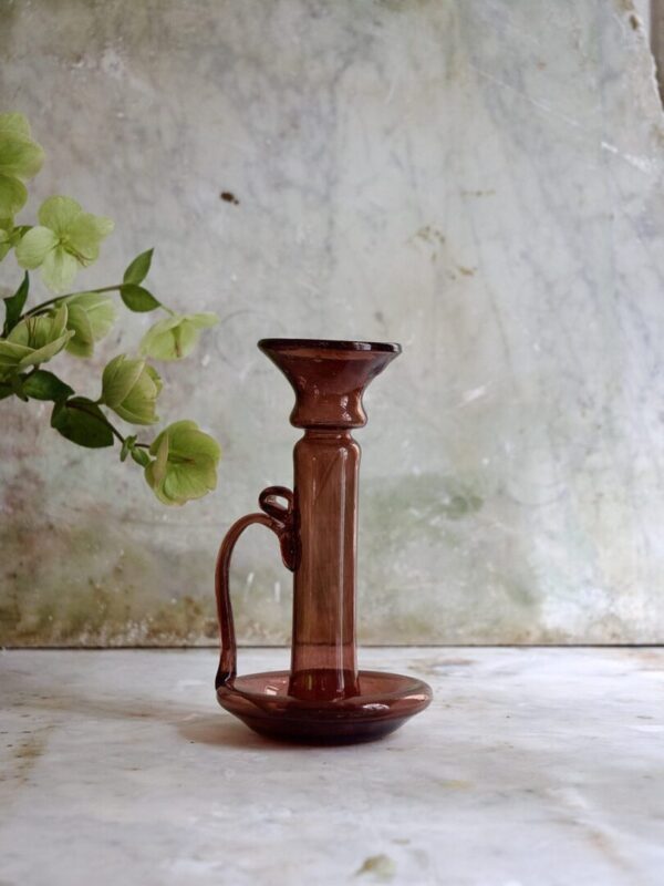 Porta Candele With Handle Framboise