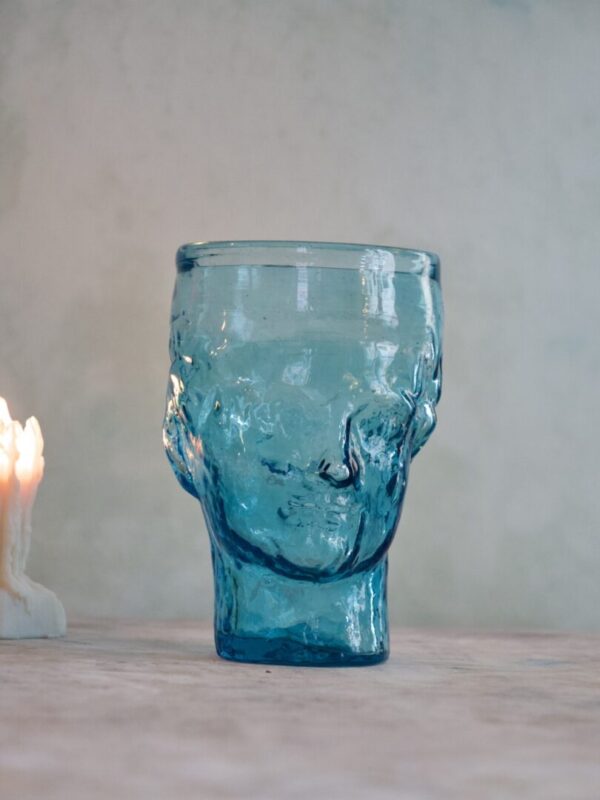 la-soufflerie-roma-vase-turquoise-mouth-blown-recycled-glass