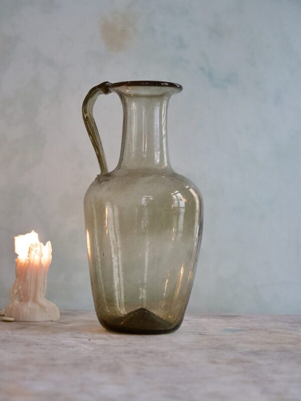 la-soufflerie-royal-fume-carafe-mouth-blown-recycled-glass