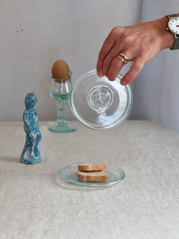 la-soufflerie-assiette-10cm-transparent-mouth-blown-recycled-glass
