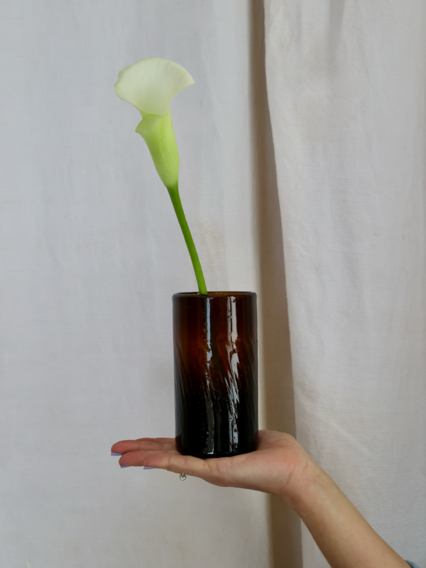 ice-tea-venezia-brown-drinking-glass