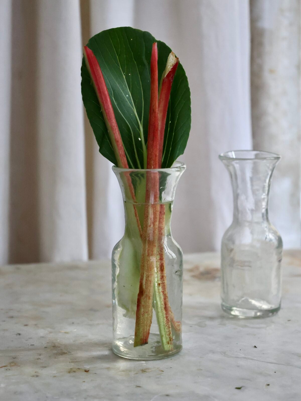 florero-transparent-vase-carafe-fait-main-verre-recyclé