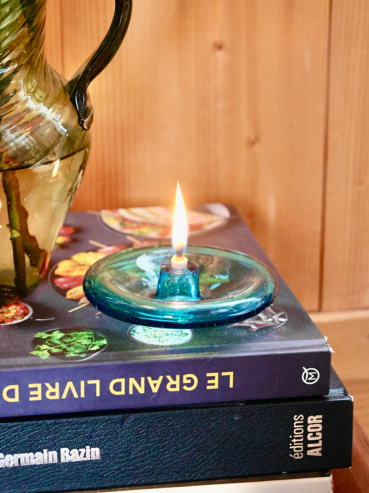 incense-holder-turquoise-at-home-incense-holders-mouth-blown-recycled-glass