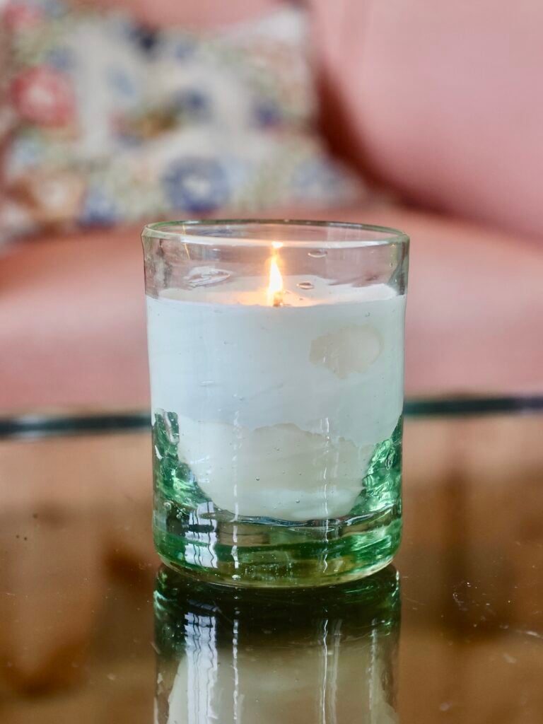 murano-moyen-bougie-transparent-candle-vessel-hand-poured-mouth-blown-recycled-glass