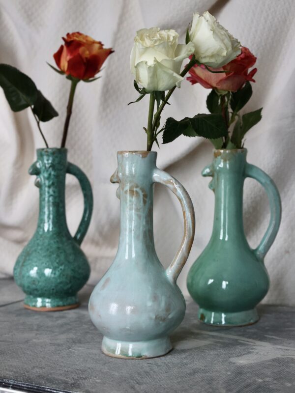 poule-turquoise-handmade-terracotta-vase