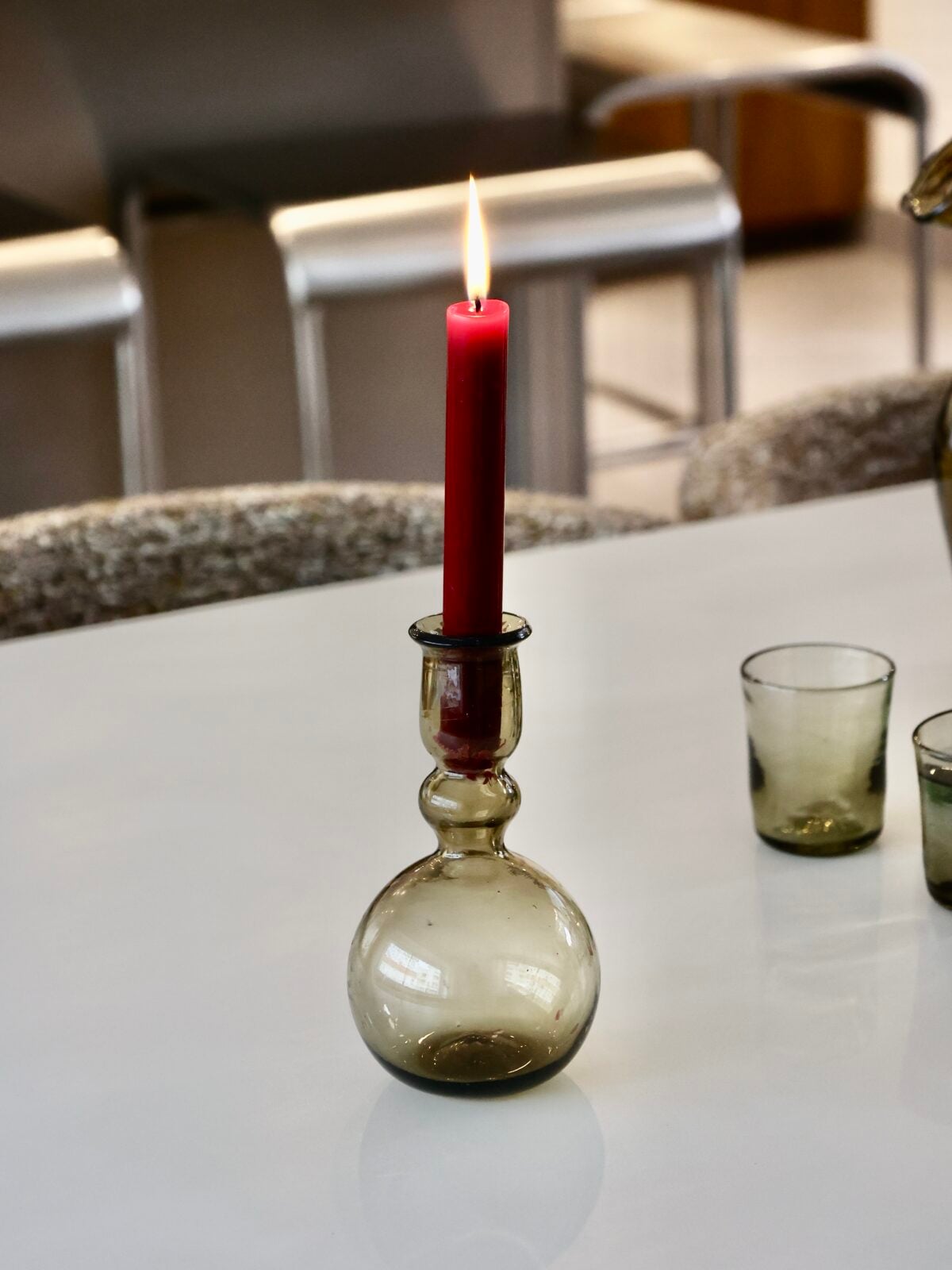 laveno-montebello-fumé-vase-candle-holder-mouth-blown-recycled-glass