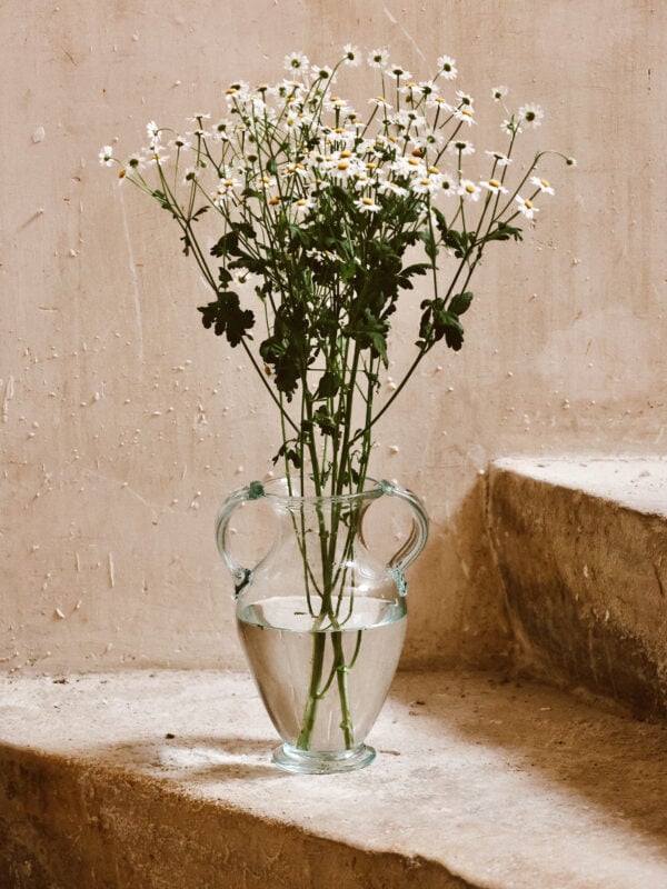 Hurricane vase made by hand