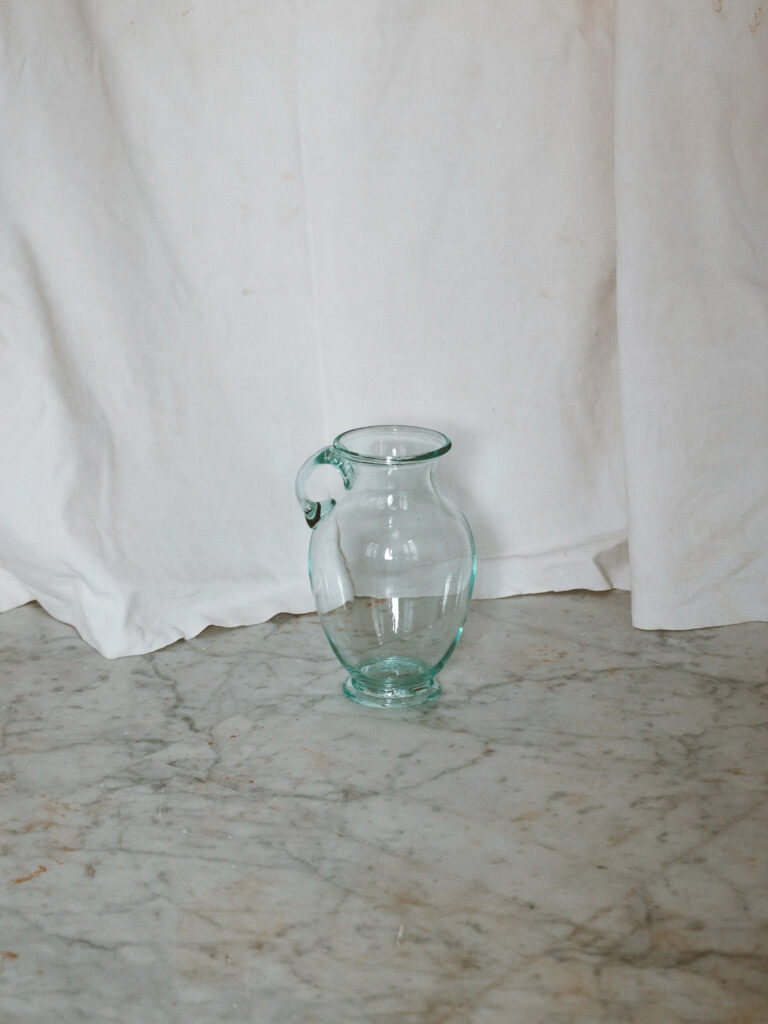 Handmade glass vase
